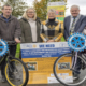 Cathaoirlach Colr Martin Harley pictured with Connie Gallagher (Bryson Recycling), Fiona Kelly (Donegal County Council), Cynthia Furey and Doreen Sheridan Kennedy(Letterkenny Rotary) at the launch of the School Bikes for Africa.  (NW Newspix)